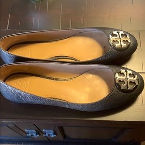 Tory Burch Benton Ballet Napa Leather - size 8.5
